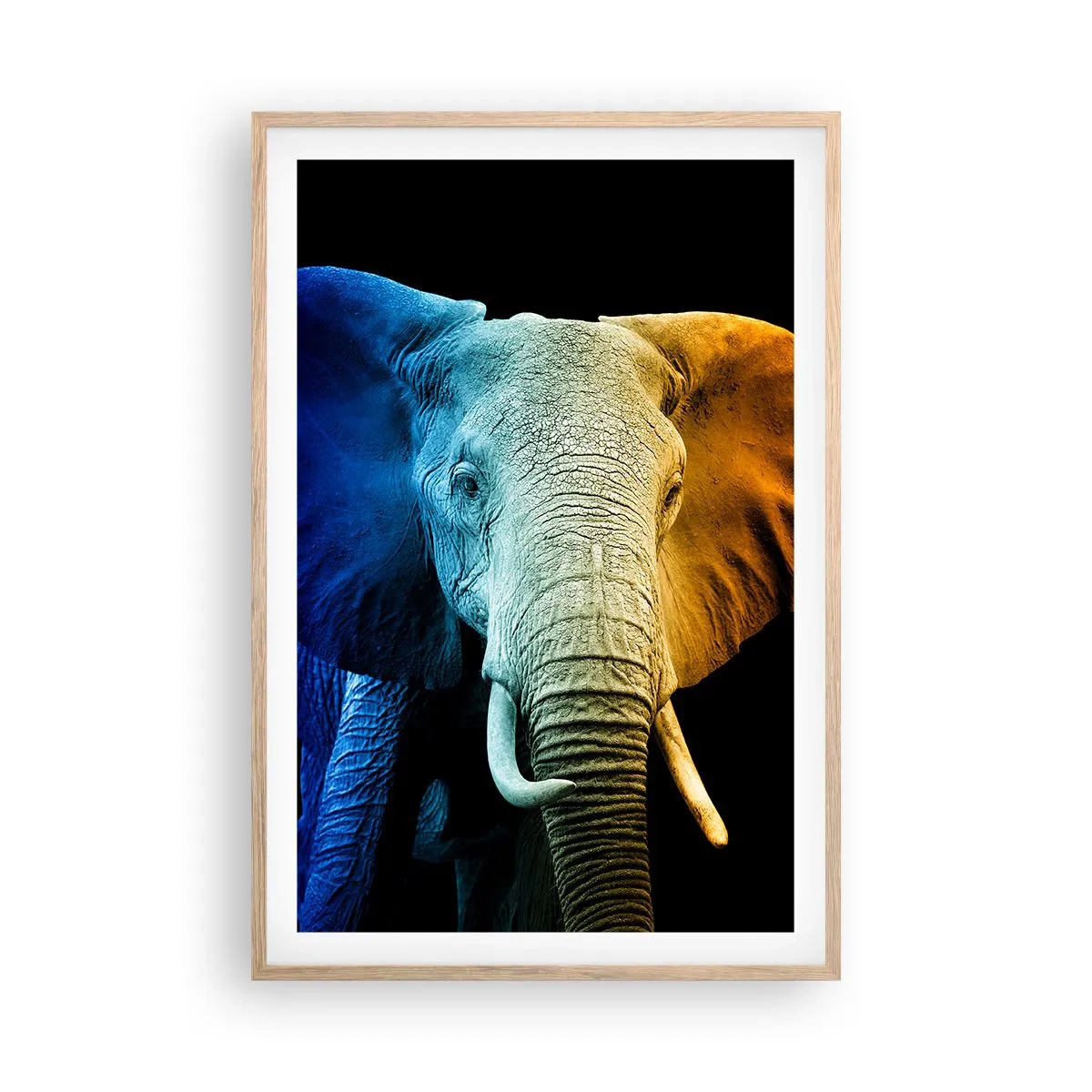 Plakát v rámu světlý dub - Výstřední muž, ale ne podivín - 61x91 cm