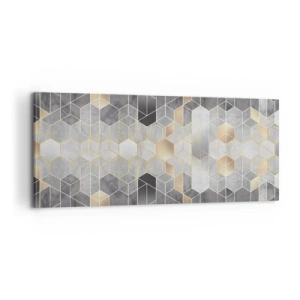 Obraz na plátně - Diamantová kompozice - 100x40 cm