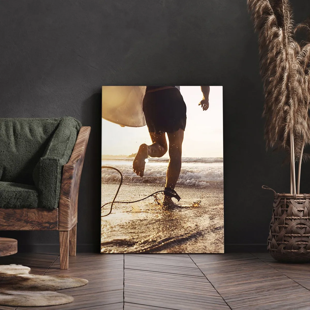 Obraz na plátně - Vstříc vlně - 70x100 cm