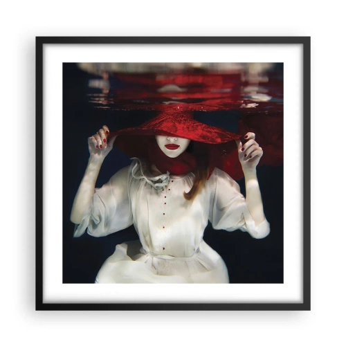 Plakát v černém rámu - Divoženka - 50x50 cm