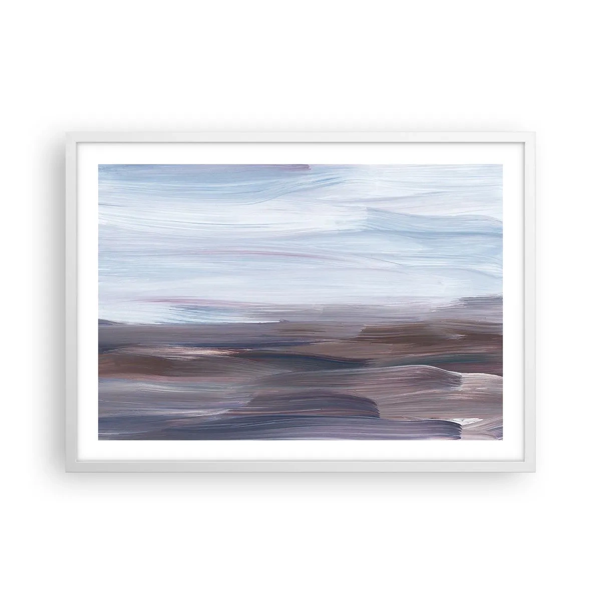 Plakát v bílém rámu - Živly: voda - 70x50 cm