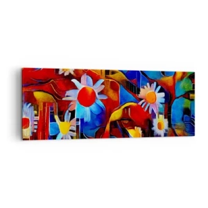 Obraz na plátně - Barvy života - 140x50 cm