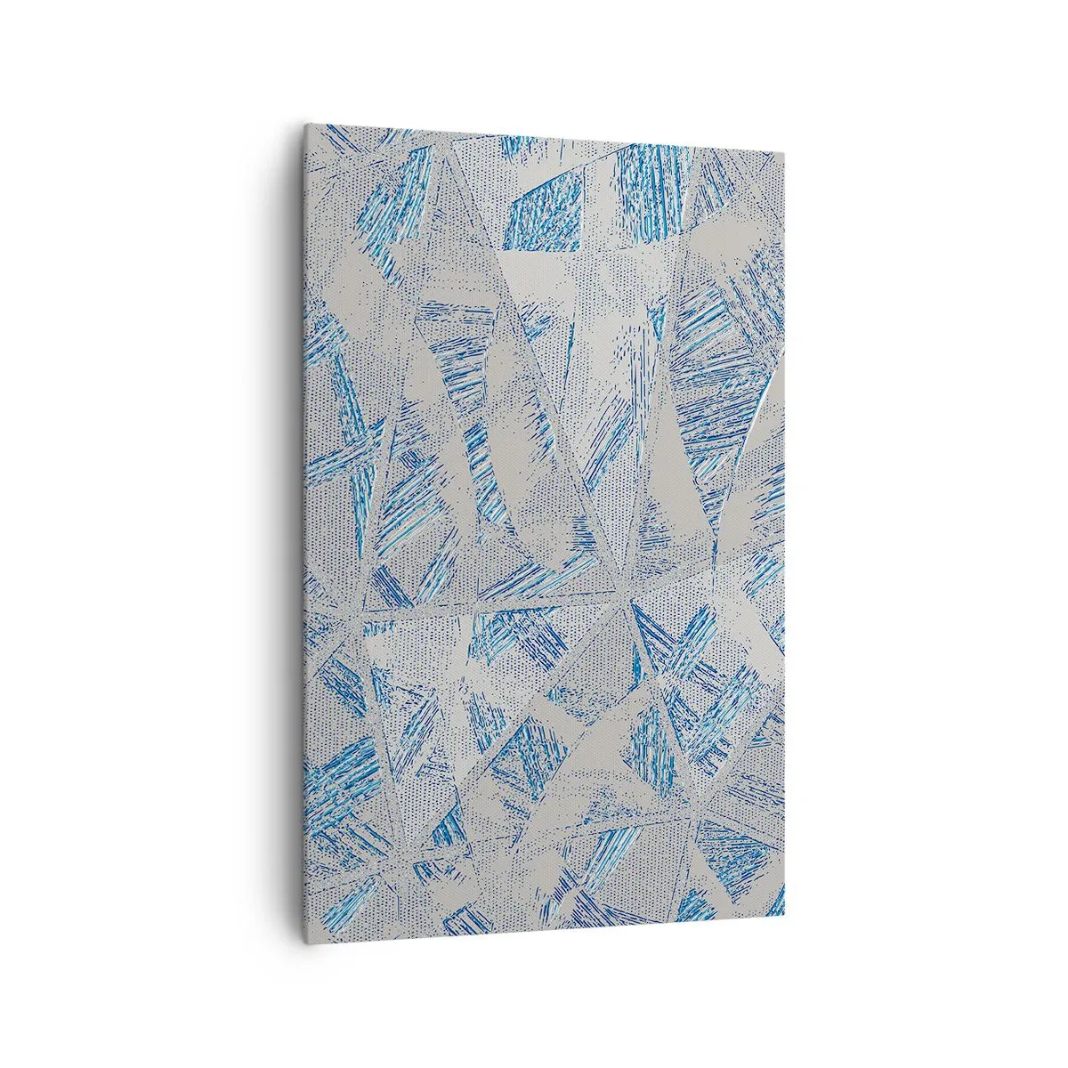 Obraz na plátně - V šedomodrém labyrintu - 80x120 cm