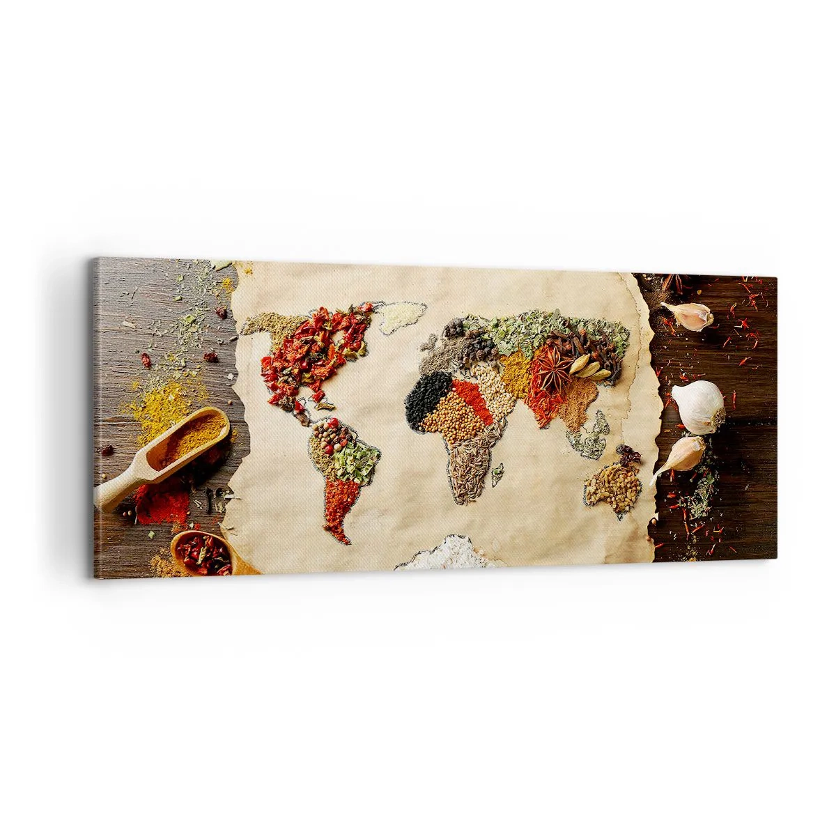 Obraz na plátně - Všechny chutě světa - 100x40 cm