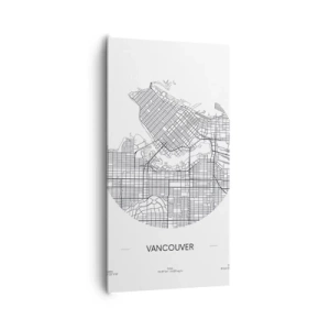 Obraz na plátně - Anatomie Vancouveru - 65x120 cm