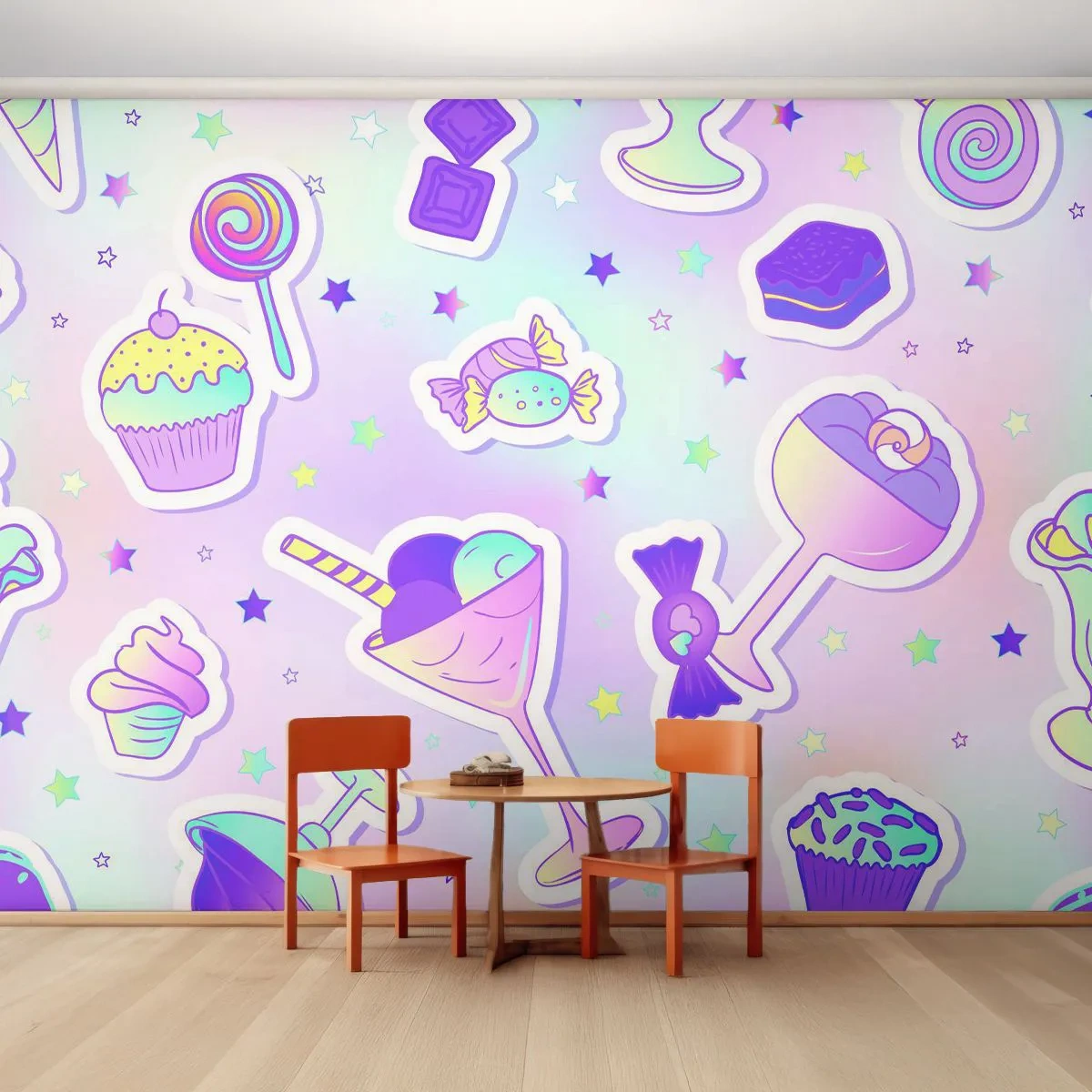 Fototapeta Standard Eco - Aby byly každý den narozeniny - Pro děti, Bonbón, Lízátko - 400x280 cm
