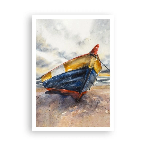 Plakát - Odpočinek na břehu - 70x100 cm