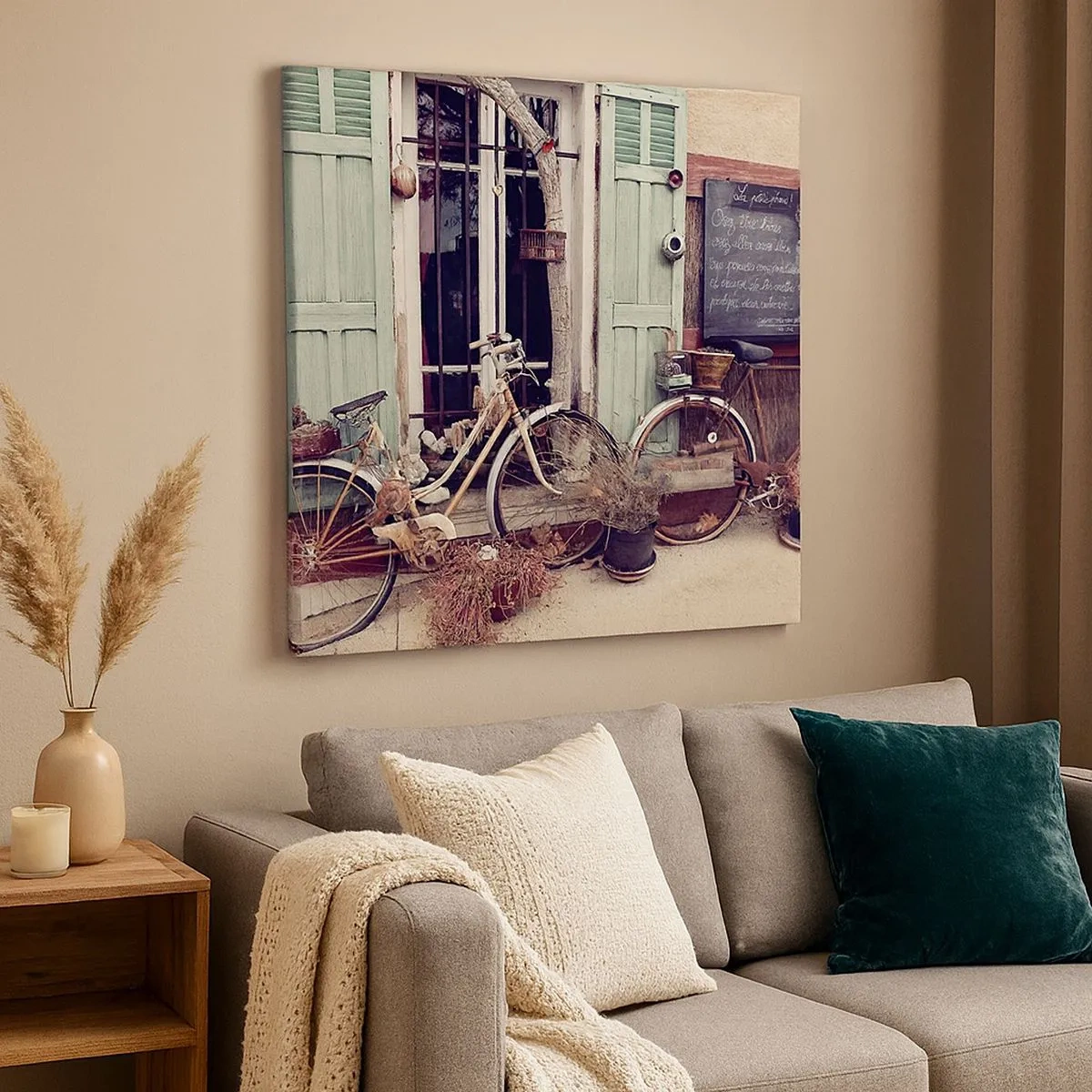 Obraz na plátně - Ať žije provincie - 30x30 cm