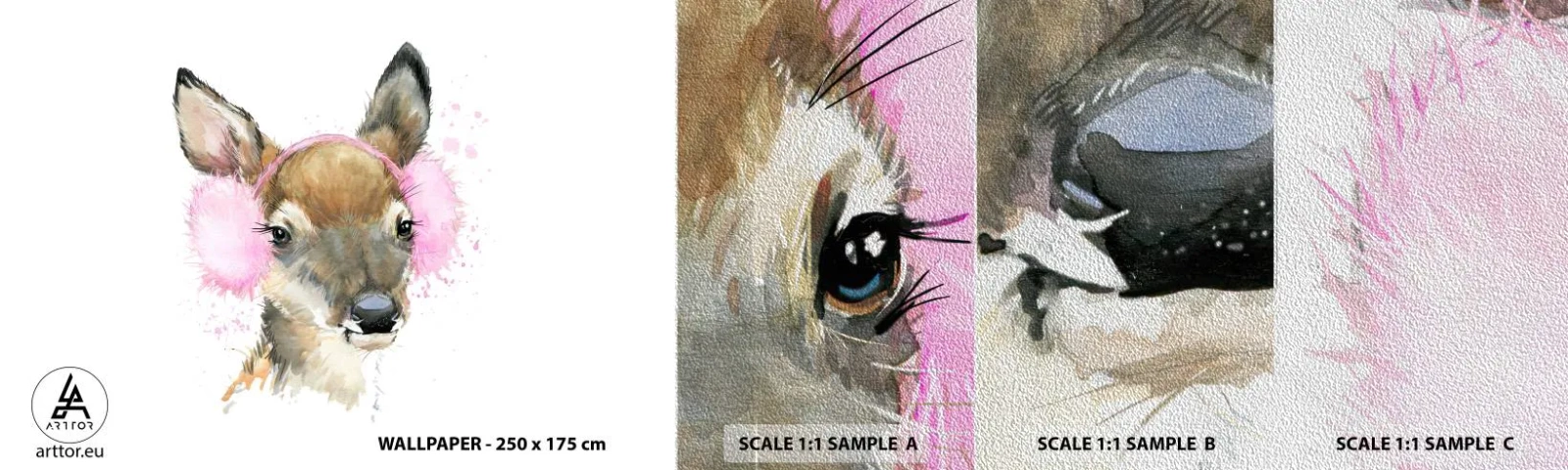 Vzor Fototapety Premium Sand - A mráz už není tak hrozný - Pro děti, Jikry, Grafika - 100x30 cm