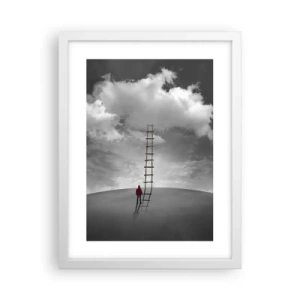 Plakát v bílém rámu - Všechno je možné - 30x40 cm