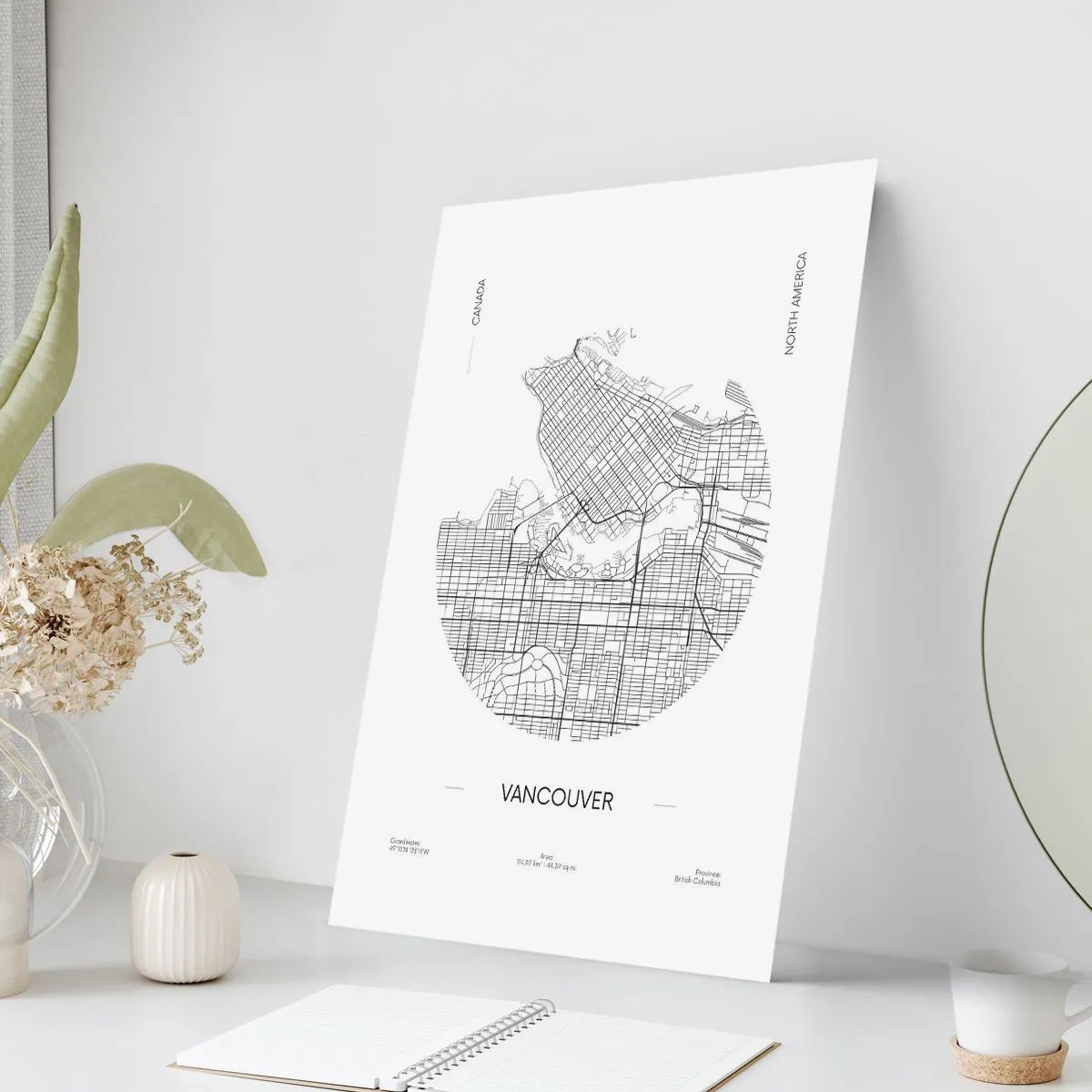 Plakát - Anatomie Vancouveru - 50x70 cm