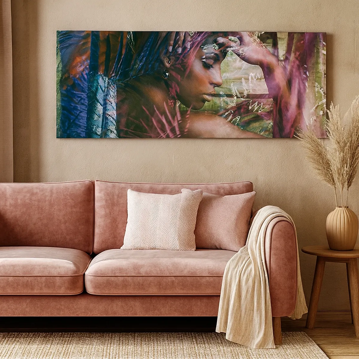 Obraz na plátně - Matka příroda v džungli - 30x30 cm