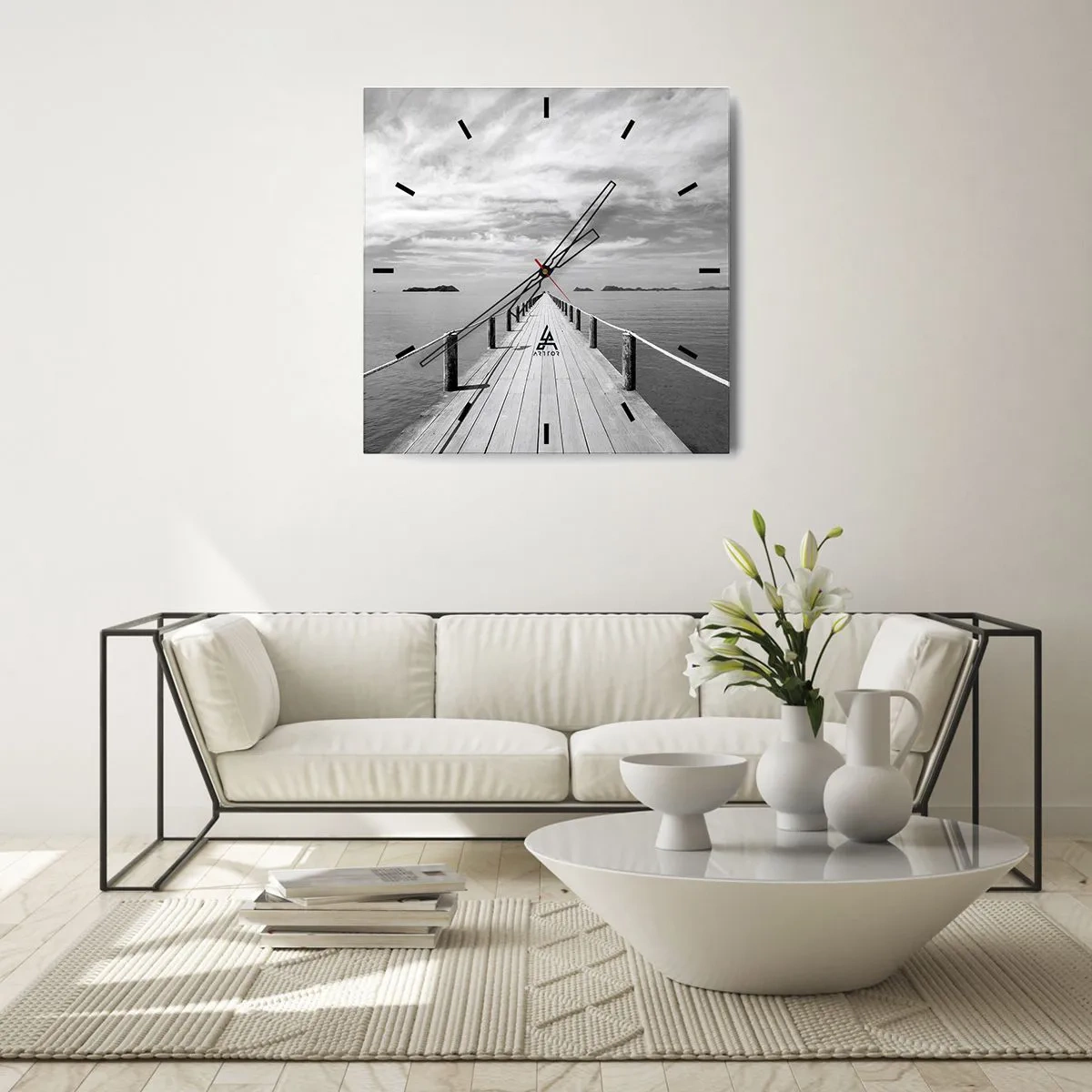 Nástěnné hodiny - Co takhle cesta… - 30x30 cm