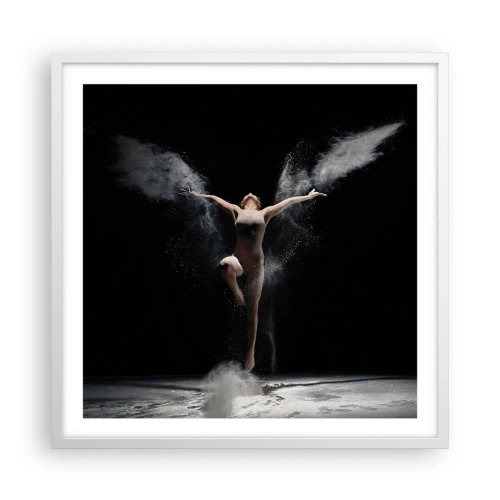 Plakát v bílém rámu - Elfové existují - 60x60 cm