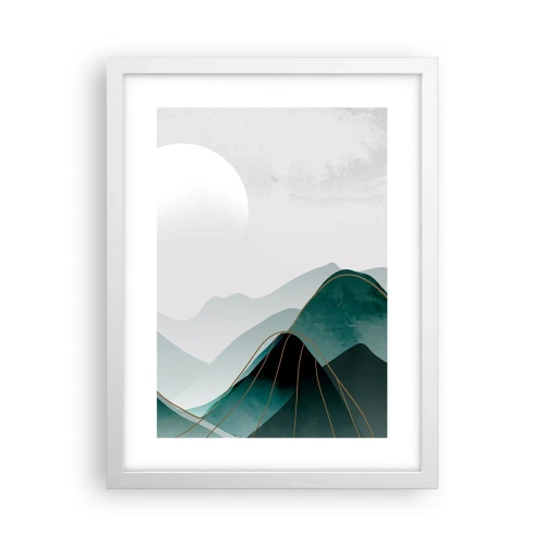 Plakát v bílém rámu - V plném majestátu - 30x40 cm