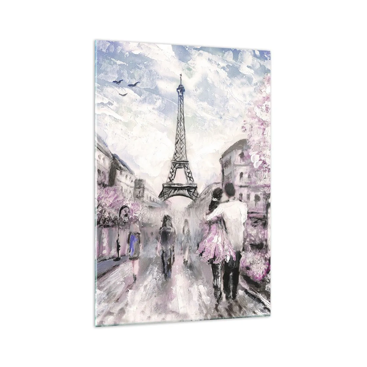 Obraz na skle - Když se zamilovat, tak jenom v… - 70x100 cm