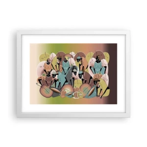 Plakát v bílém rámu - Blíží se velký svátek - 40x30 cm