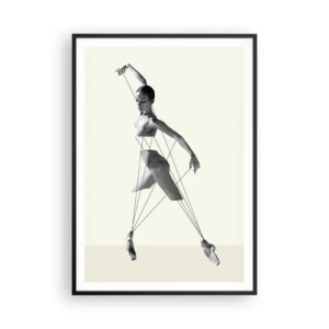 Plakát v černém rámu - V divadle světa - 70x100 cm