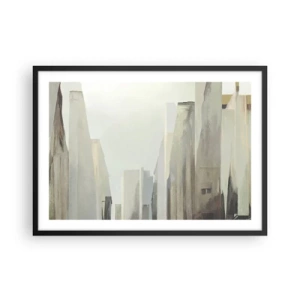 Plakát v černém rámu - Sen o městě - 70x50 cm