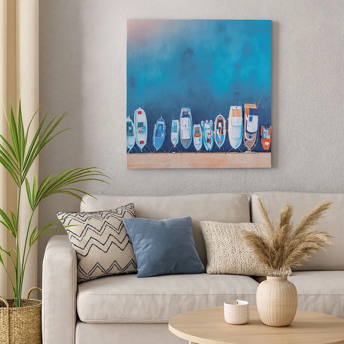 Obraz na plátně - V řadě za sebou - 30x30 cm