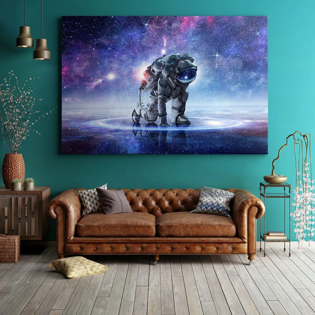 Obraz na plátně - Hvězdné nebe nade mnou - 100x70 cm