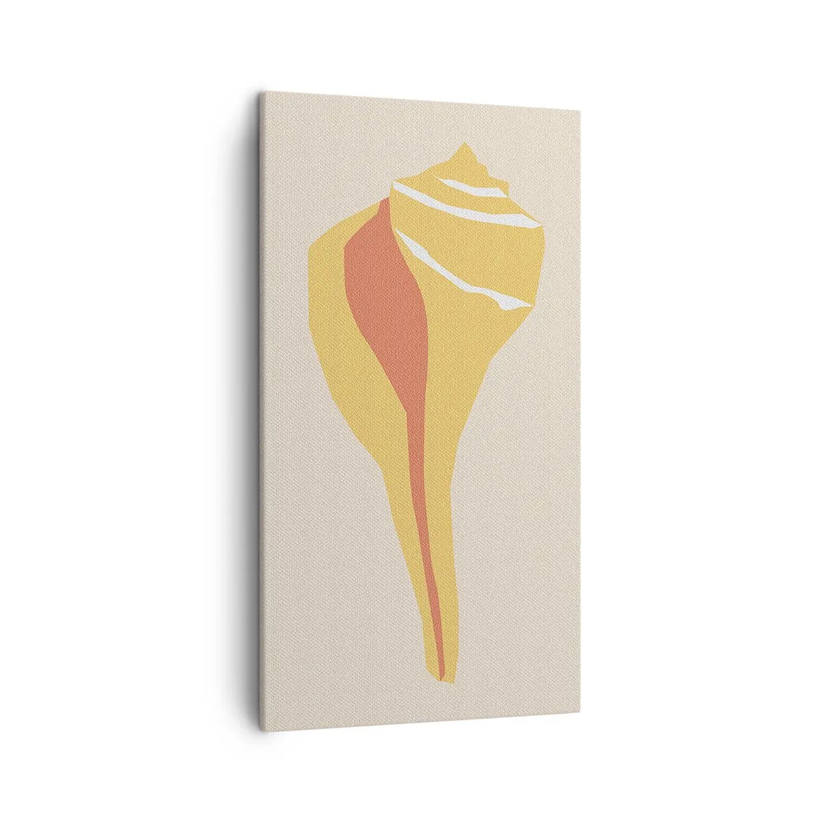 Obraz na plátně - Organická abstrakce – růst - 45x80 cm