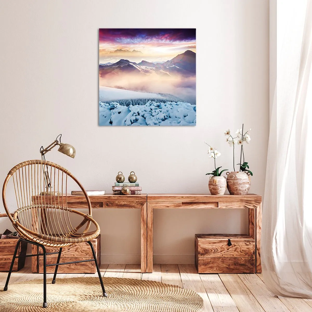 Obraz na plátně - Síla a čistota přírody - 50x50 cm