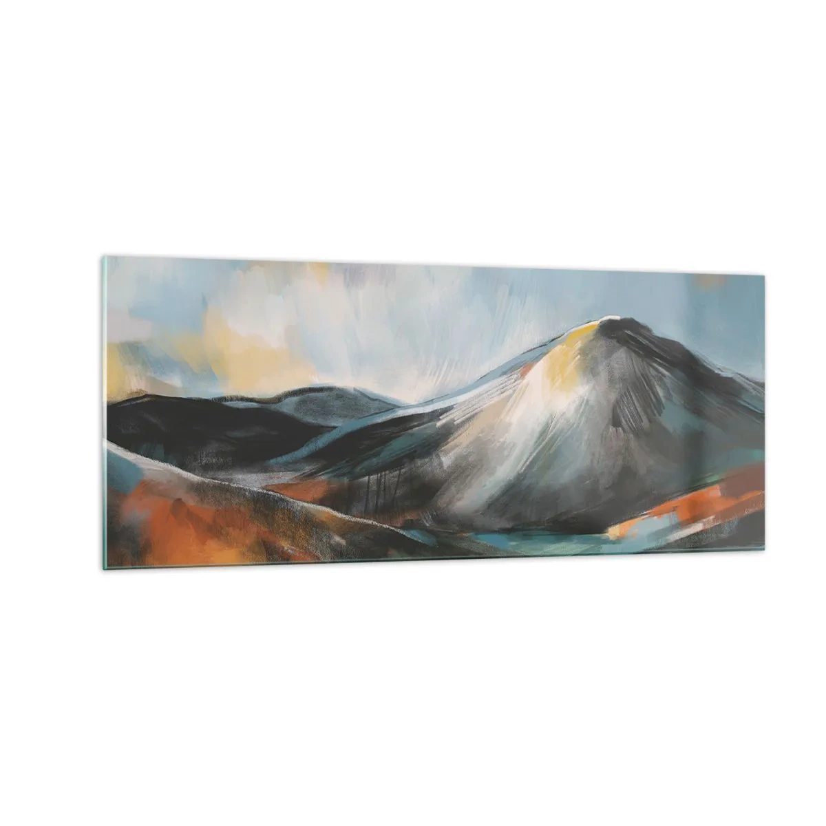 Obraz na skle - Syrové i krásné - 100x40 cm
