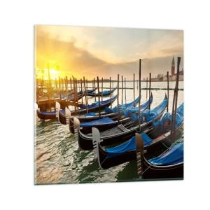 Obraz na skle - Než nastane zmatek - 30x30 cm