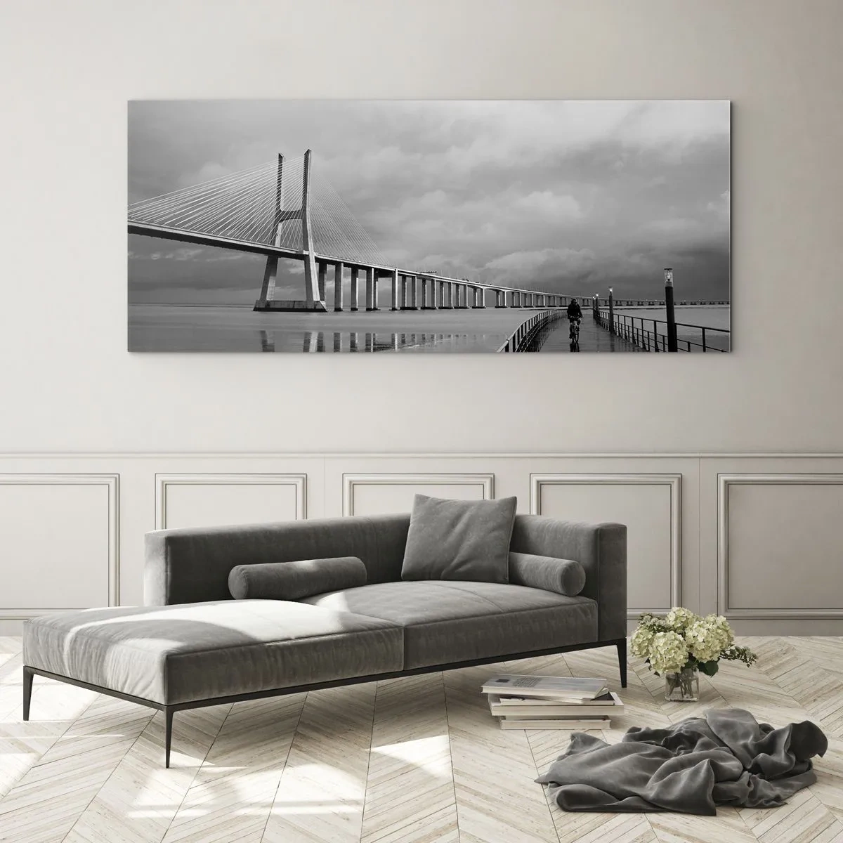 Obraz na skle - Každému, co mu patří - 140x50 cm