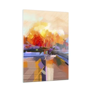 Obraz na skle - Je podzim - 50x70 cm