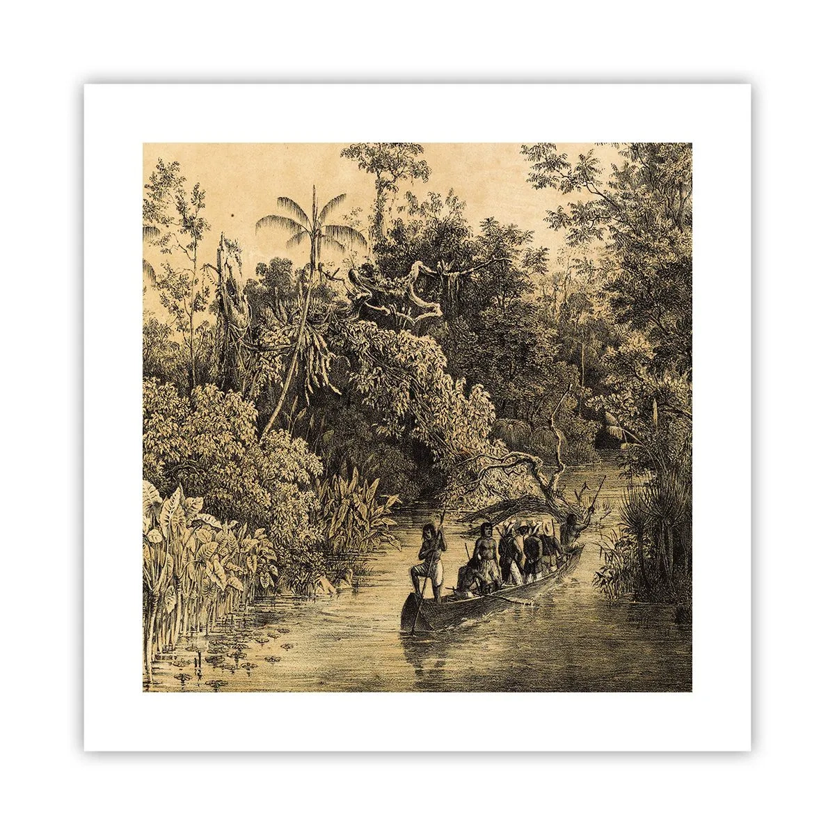 Plakát - Výlet ke zdroji - 40x40 cm