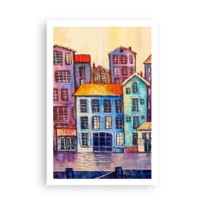 Plakát - Město jako z pohádky - 61x91 cm