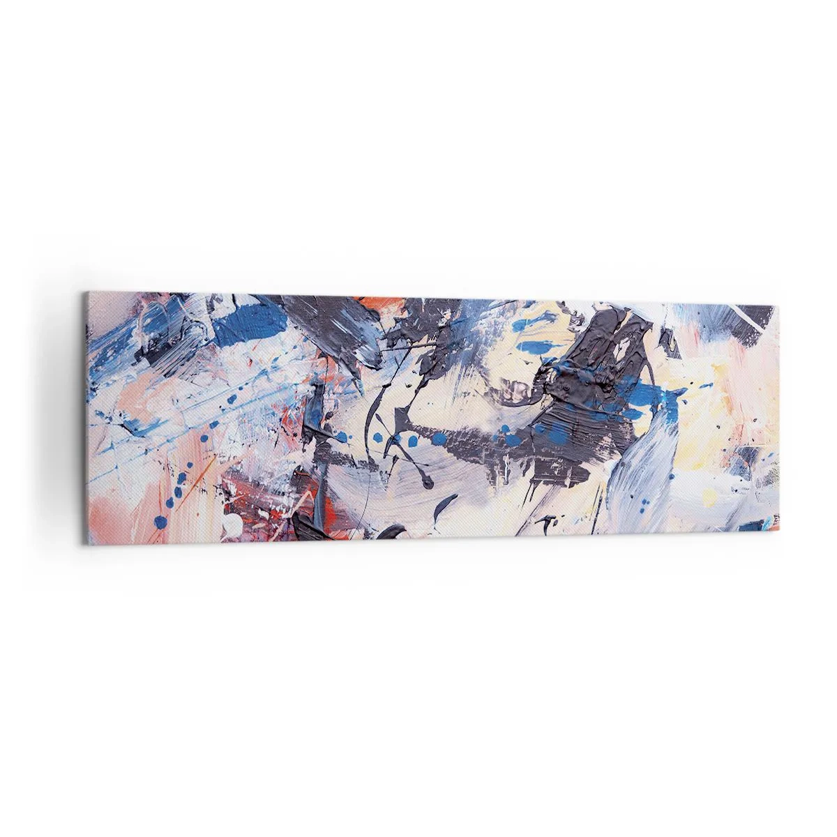 Obraz na plátně - Bláznivý tanec abstrakce - 160x50 cm