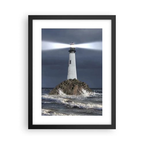 Plakát v černém rámu - Zde…zde…tady! - 30x40 cm