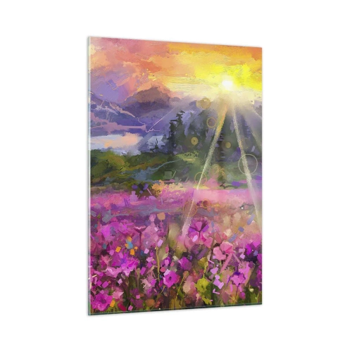 Obraz na skle - V údolí v péči slunce - 50x70 cm