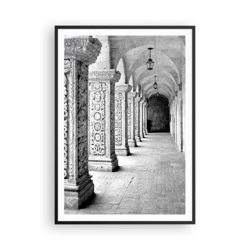 Plakát v černém rámu - Kam...? - 70x100 cm