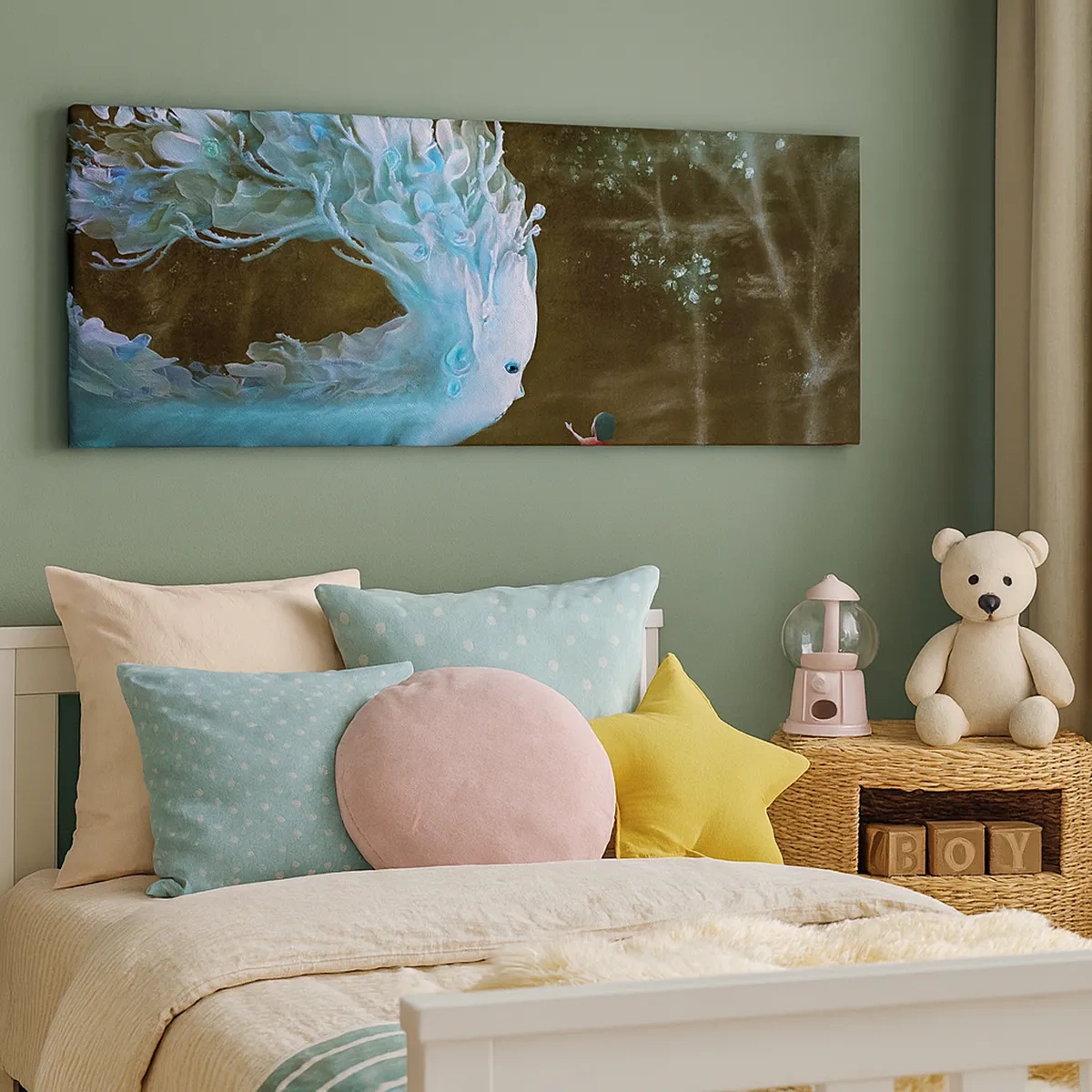 Obraz na plátně - Fantastické setkání - 30x30 cm