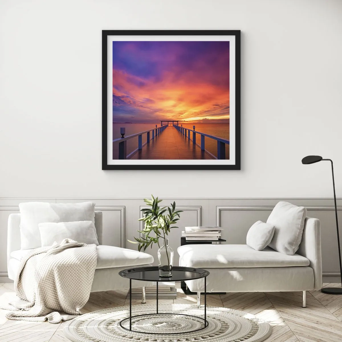 Plakát v černém rámu - Bez konce - 60x60 cm