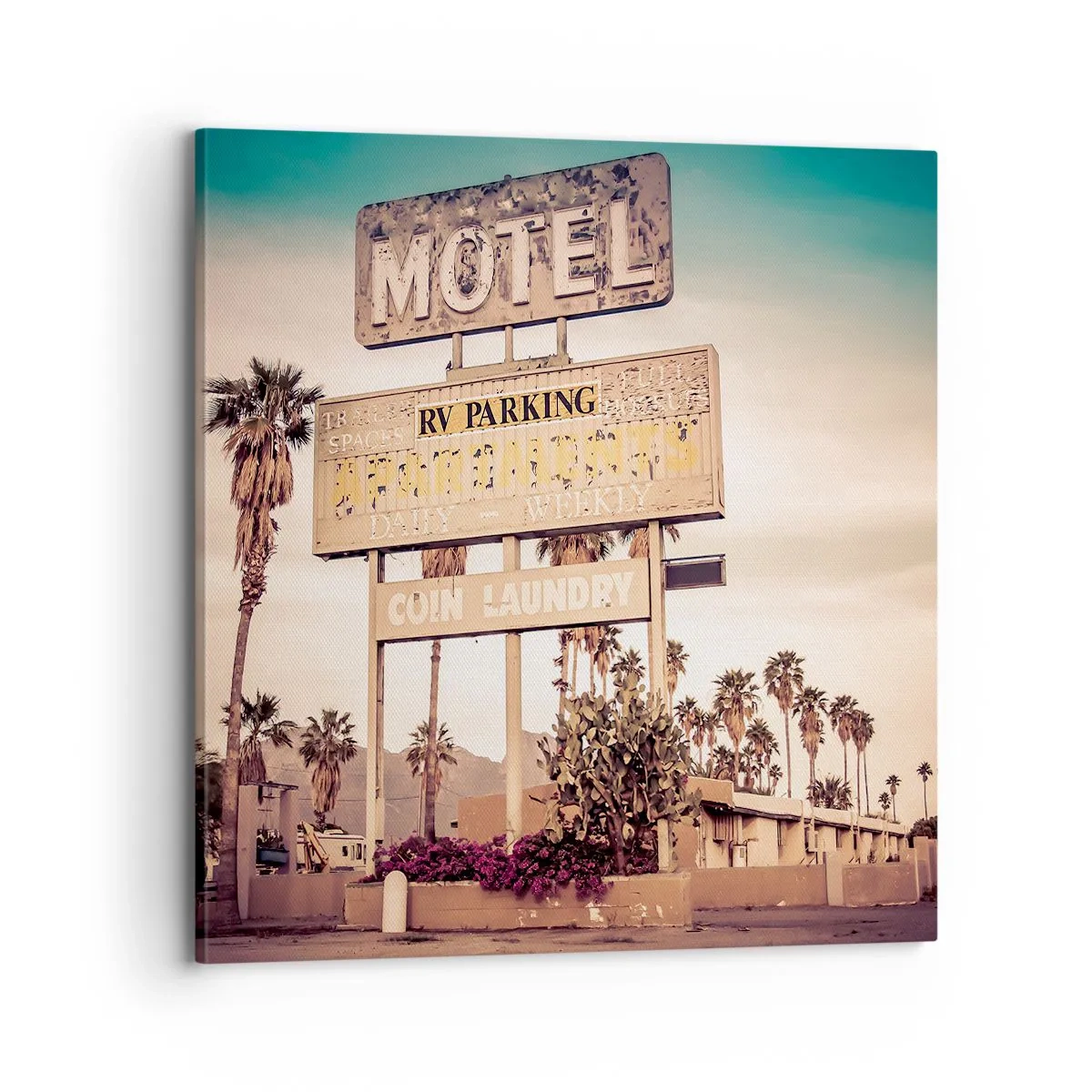 Obraz na plátně - Zde se zastavil čas - 70x70 cm