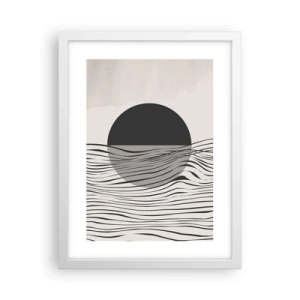Plakát v bílém rámu - Poloviční kompozice - 30x40 cm