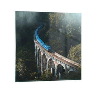 Obraz na skle - Přitažlivost přírody - 70x70 cm