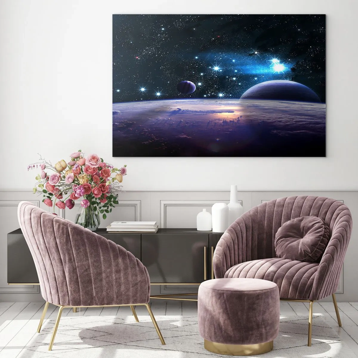 Obraz na skle - Stále sami? - 100x70 cm