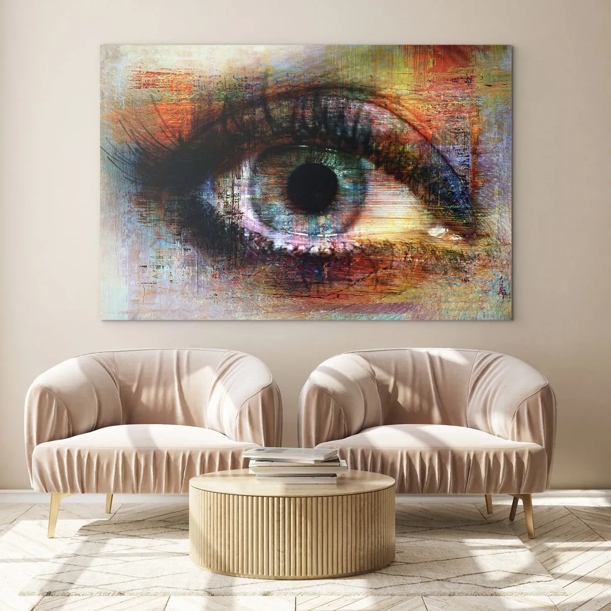 Obraz na skle - Lze se podívat do duše - 120x80 cm