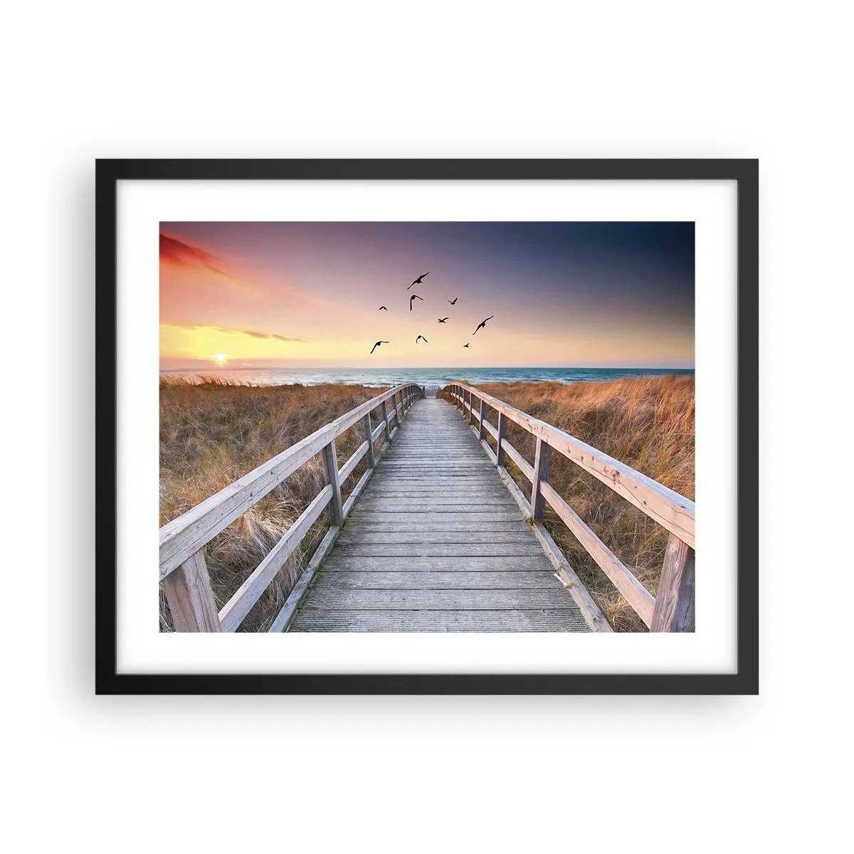 Plakát v černém rámu - Prostor pro vzestupy - 50x40 cm