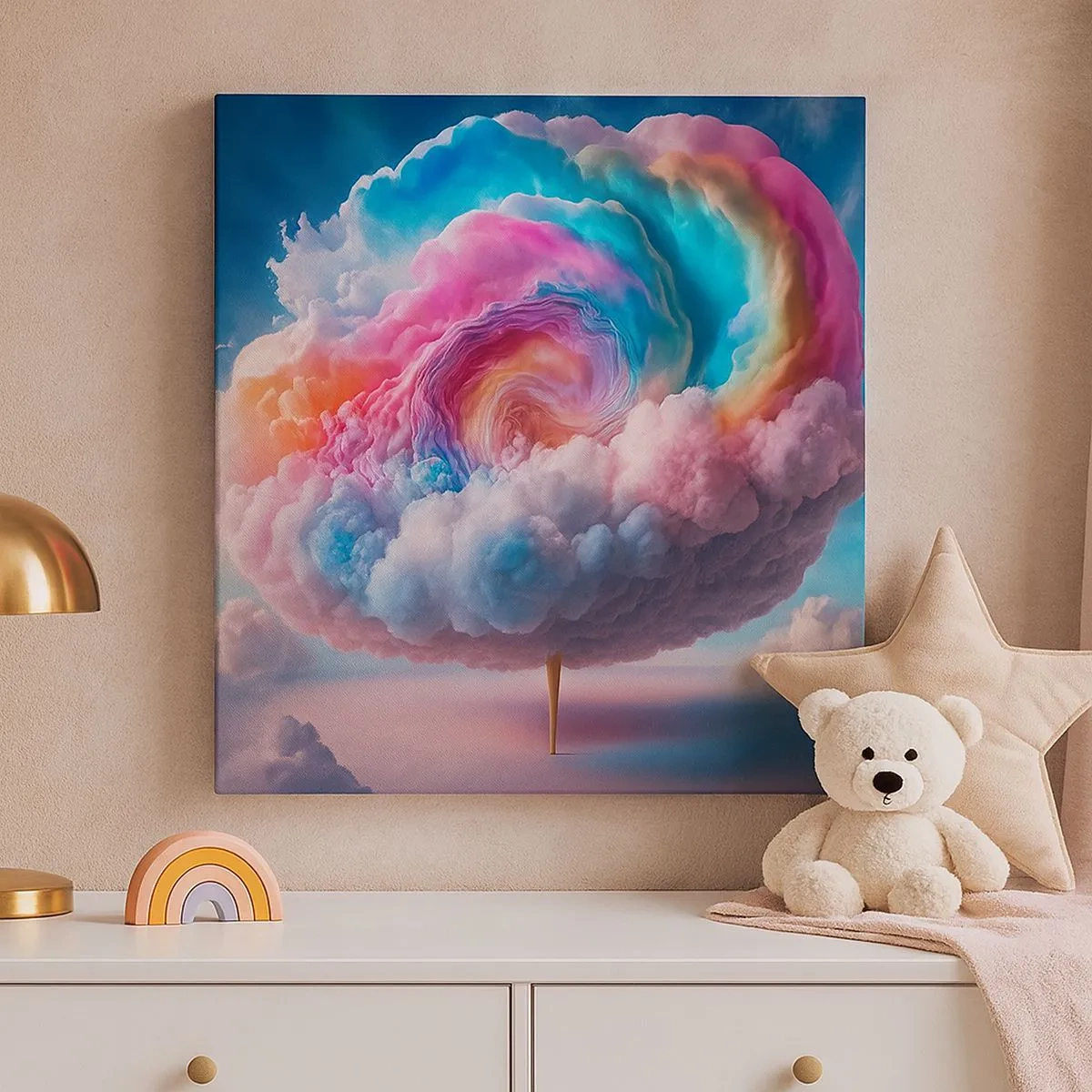 Obraz na plátně - Sen o zábavním parku - 30x30 cm