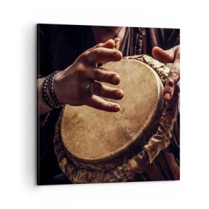 Obraz na plátně - V rytmu srdce - 50x50 cm