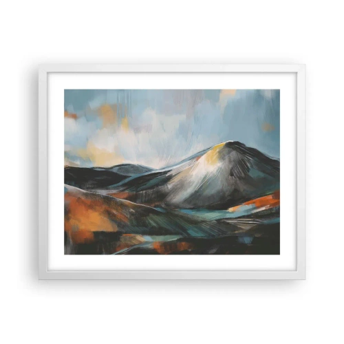 Plakát v bílém rámu - Syrové i krásné - 50x40 cm