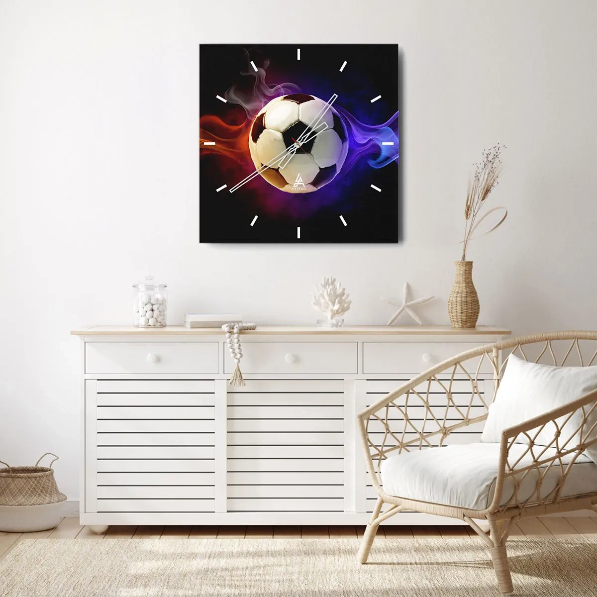 Nástěnné hodiny - Magická síla hry - 30x30 cm