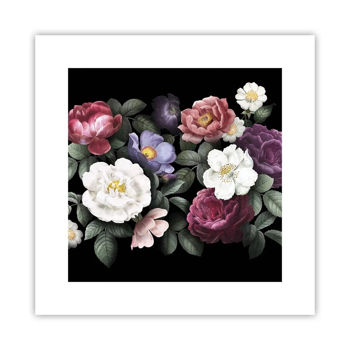 Plakát - Z anglické zahrady - 30x30 cm